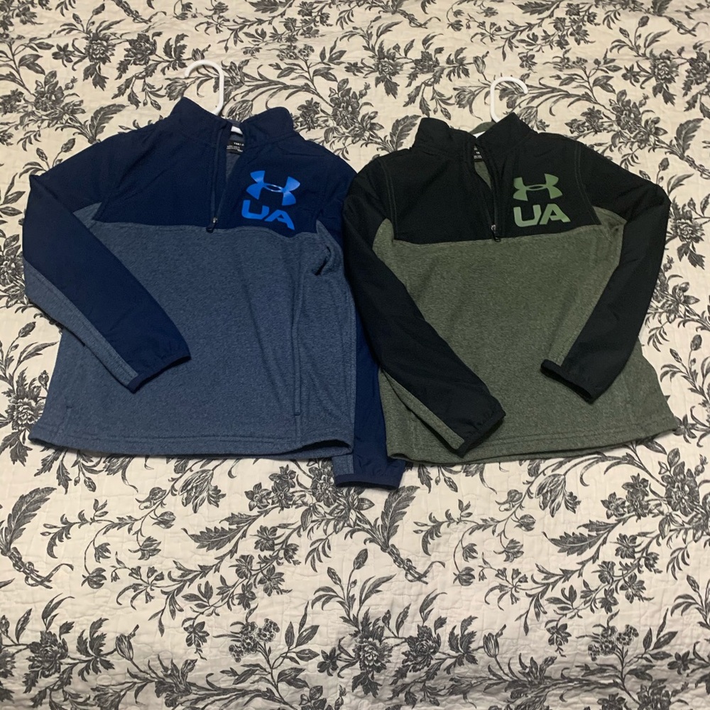 Under Armour Youth Boys Quarter Zip Sweater Small